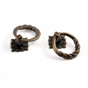 KOVOVÁ RUČKA KULATÁ, 25 X 11 MM, 5 KS