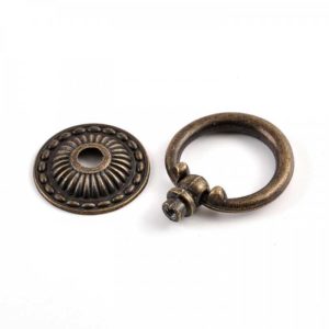 KOVOVÁ RUČKA KULATÁ, 49 X 32 MM, 5 KS