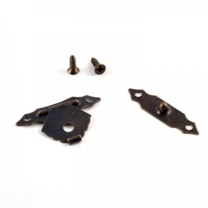 KOVOVÉ ZAVÍRÁNÍ PLOCHÉ, 28 X 18 MM, 10 KS