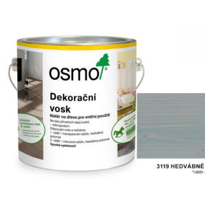 OSMO - dekorační vosk - transparentní odstíny, 3119-hedvábně šedý