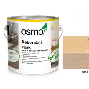 OSMO - dekorační vosk - transparentní odstíny, 3136-bříza