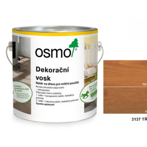 OSMO - dekorační vosk - transparentní odstíny, 3137-třešeň