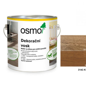 OSMO - dekorační vosk - transparentní odstíny, 3143-koňak
