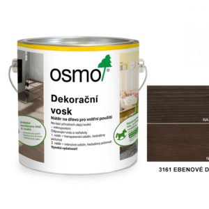 OSMO - dekorační vosk - transparentní odstíny, 3161-ebenové dřevo