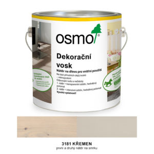 OSMO - dekorační vosk - intenzivní odstín, 3181-křemen