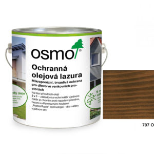 Osmo ochranná olejová lazura 0,75l, 707 ořech