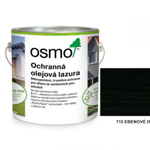 Osmo ochranná olejová lazura 0,75l, 712 ebenové dřevo