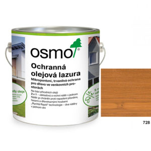 Osmo ochranná olejová lazura 0,75l, 728 cedr