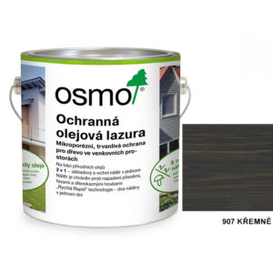 Osmo ochranná olejová lazura 0,75l, 907 křemenně šedá