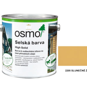 OSMO selská barva 0,75l, 2205 slunečně žlutá