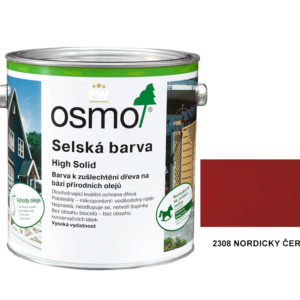 OSMO selská barva 0,75l, 2308 nordicky červená