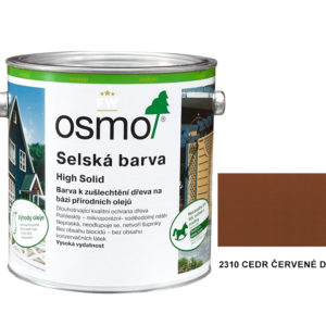 OSMO selská barva 0,75l, 2310 cedr červené dřevo