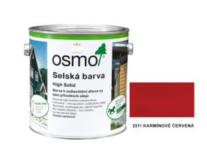 osmo selska barva 2311 karminove cervena