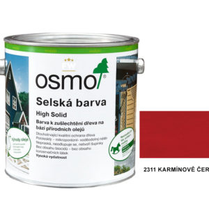 OSMO selská barva 0,75l, 2311 karmínově červená