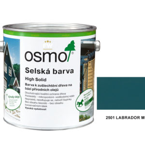 OSMO selská barva 0,75l, 2501 labrador modrá