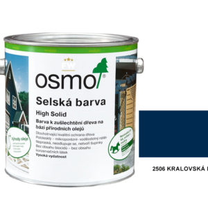 OSMO selská barva 0,75l, 2506 královská modř