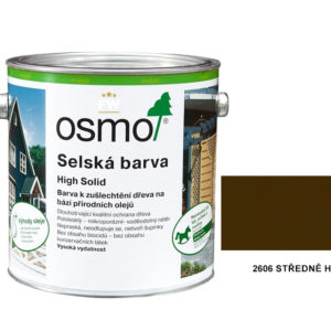 OSMO selská barva 0,75l, 2606 středně hnědá