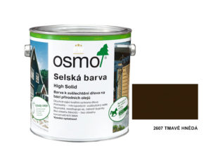 osmo selska barva 2607 tmave hneda