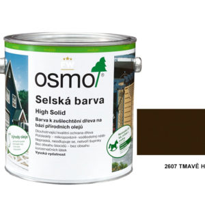 OSMO selská barva 0,75l, 2607 tmavě hnědá