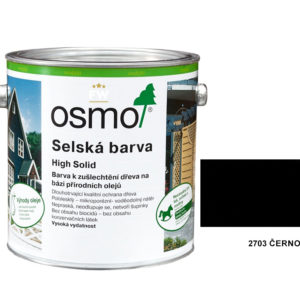 OSMO selská barva 0,75l, 2703 černošedá