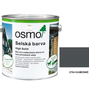 OSMO selská barva 0,75l, 2704 kamenně šedá