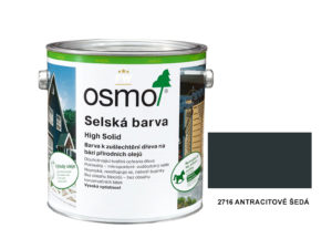 osmo selska barva 2716 antracitove seda