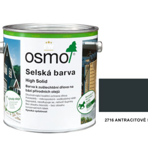 OSMO selská barva 0,75l, 2716 antracitově šedá