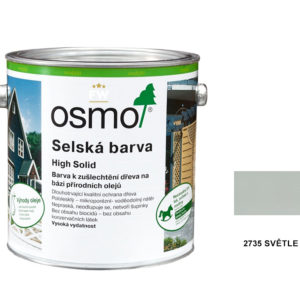 OSMO selská barva 0,75l, 2735 světle šedá