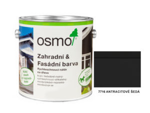 osmo zahradni fasadni barva antracitove seda