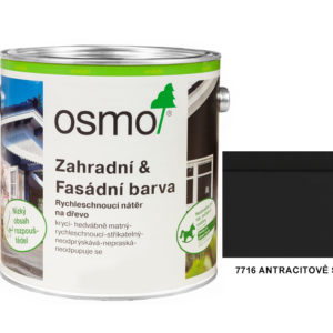 OSMO - zahradní a fasádní barva 0,75l, 7716 antracitově šedá