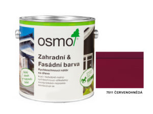 osmo zahradni fasadni barva cervenohneda