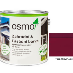 OSMO - zahradní a fasádní barva 0,75l, 7511 červenohnědá