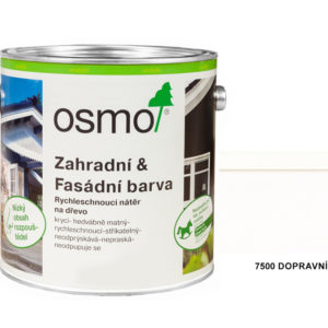 OSMO - zahradní a fasádní barva 0,75l, 7500 dopravní bílá