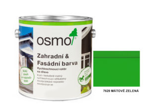 osmo zahradni fasadni barva matove zelena