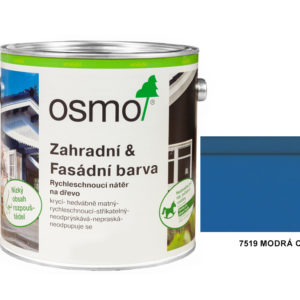 OSMO - zahradní a fasádní barva 0,75l, 7519 modrá capri