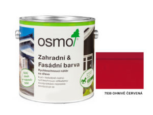 osmo zahradni fasadni barva ohnive cervena