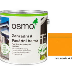 OSMO - zahradní a fasádní barva 0,75l, 7103 signální žlutá