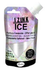 polopruhledna barva izink ice 80 ml argent stribrna