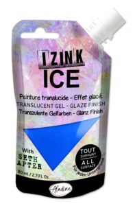 polopruhledna barva izink ice 80 ml azurova modra