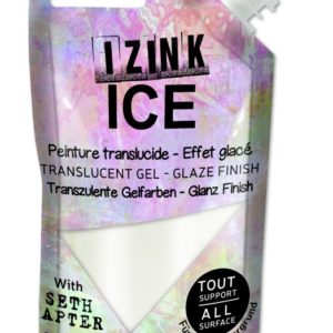 Poloprůhledná barva IZINK ICE, 80 ml - nacré, perleťová