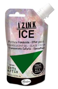 polopruhledna barva izink ice 80 ml vert menthe tm zelena