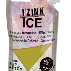 Poloprůhledná barva IZINK ICE, 80 ml - vert verveine, světle zelená