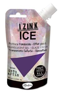 polopruhledna barva izink ice 80 ml violet cassis fialova
