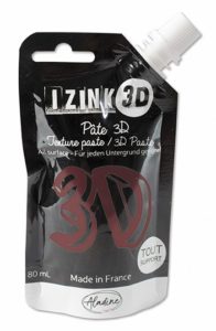 reliefni pasta 3d izink 80 ml ambre hneda