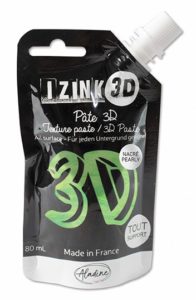 reliefni pasta 3d izink 80 ml cactus perletova svetle zelena