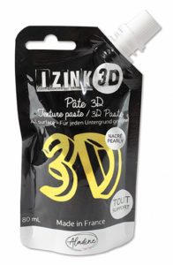reliefni pasta 3d izink 80 ml citronela perletova zluta