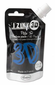 reliefni pasta 3d izink 80 ml iris modra