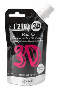 reliefni pasta 3d izink 80 ml rose zarive ruzova