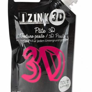 Reliéfní pasta, 3D IZINK, 80 ml - rose, zářivě růžová
