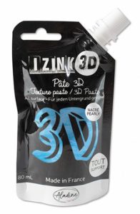 reliefni pasta 3d izink 80 ml volubis perletova modra